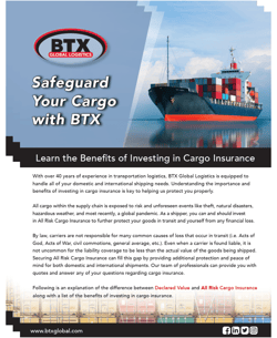 BTX Global Logistics - Understanding Cargo Insurance