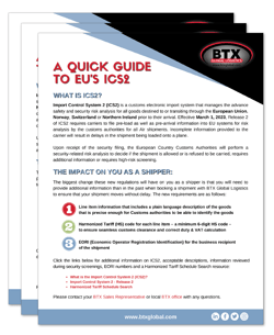 Air Freight - BTX ISC2 Guide