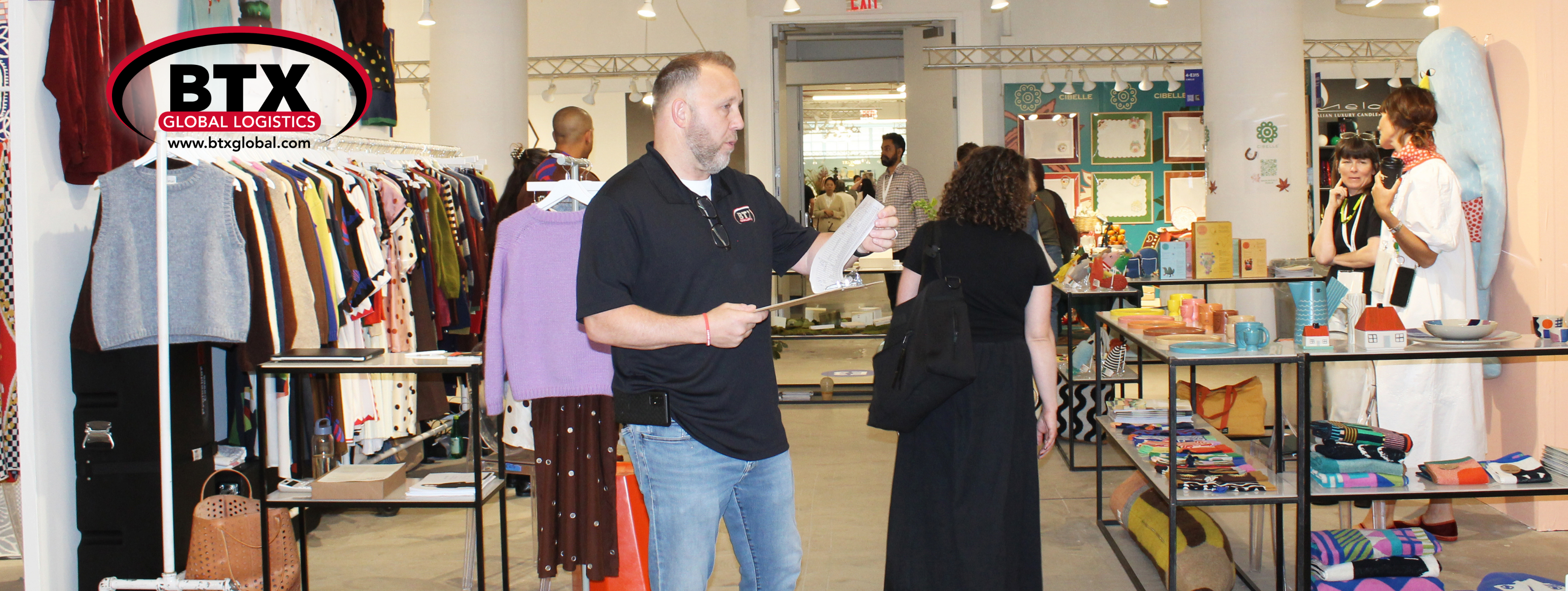 Stuart Stockelberg at Shoppe Object Trade Show